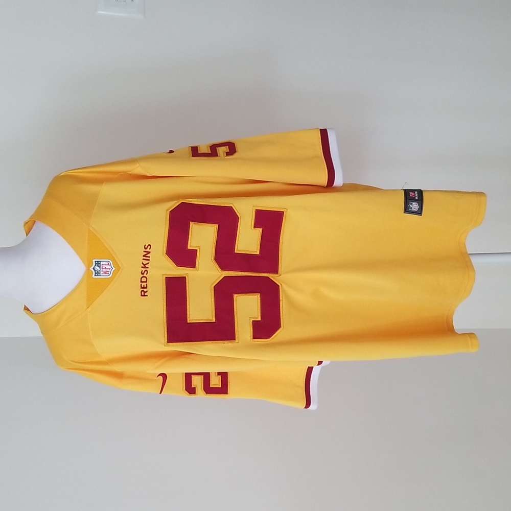 Nike Yellow and Red Men's Jersey